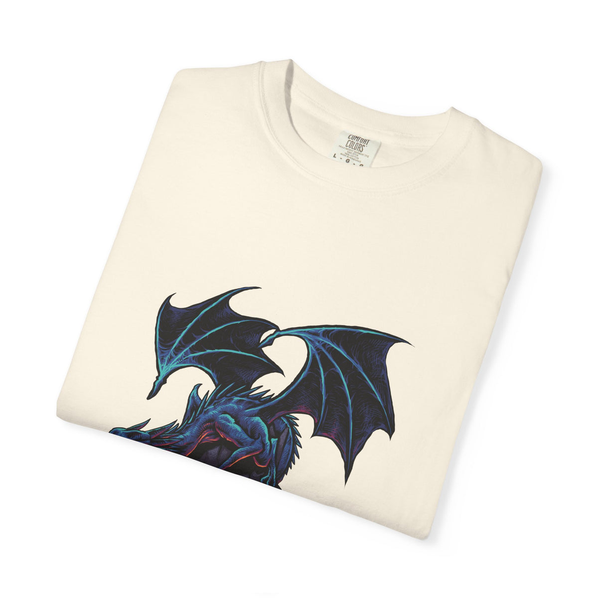 Fierce Dragon Roaring Illustration Graphic Design T-Shirt