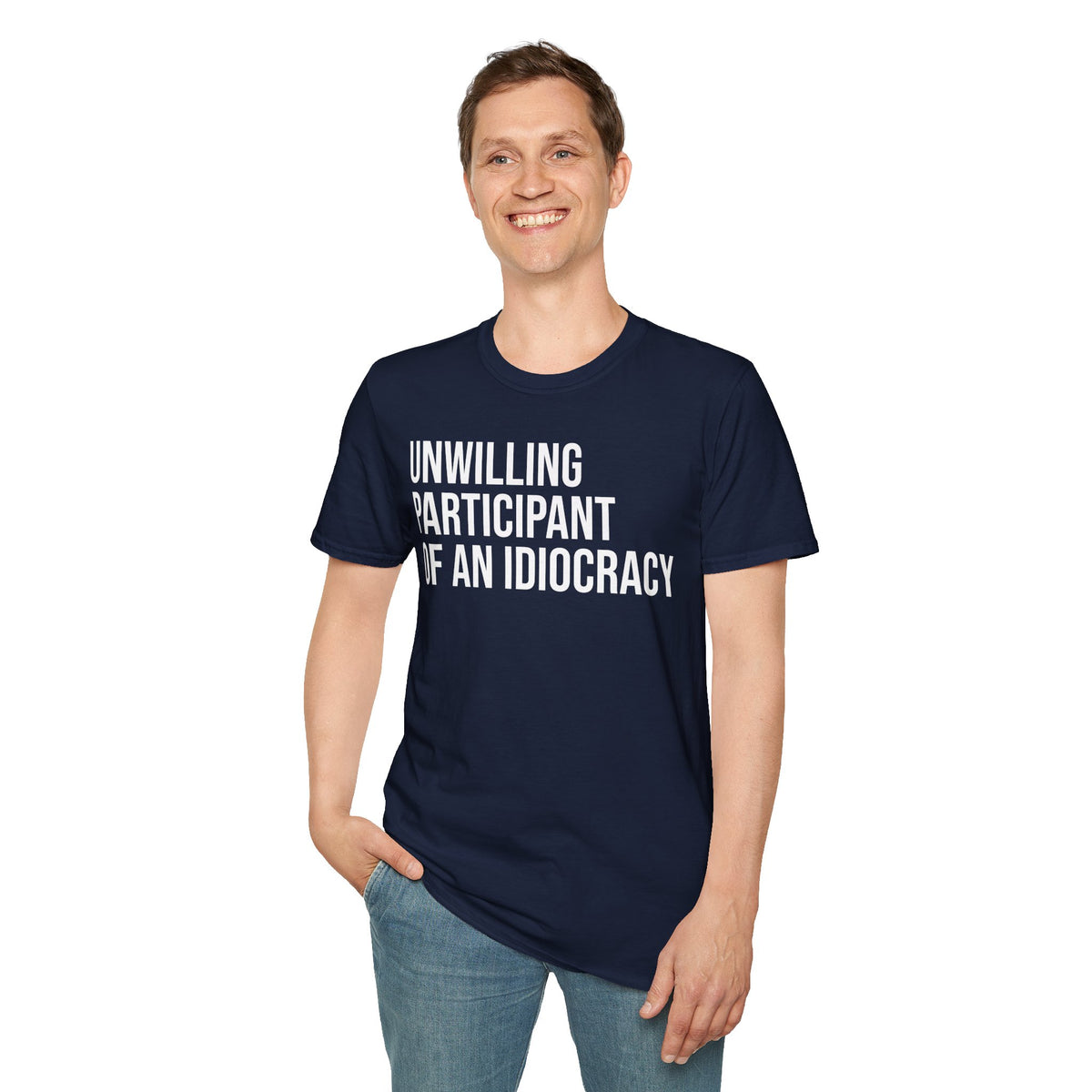 Funny Social Observation Shirt - Unwilling Participant Tee