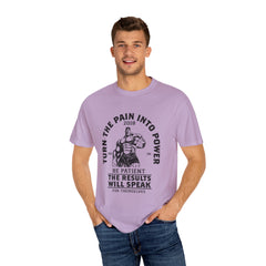Turn Pain Into Power T-Shirt - Gym Motivation Gift - Sinful Threads