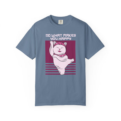 Lucky Cat Shirt - Maneki Neko Tee - Happy Quote Gift - Sinful Threads