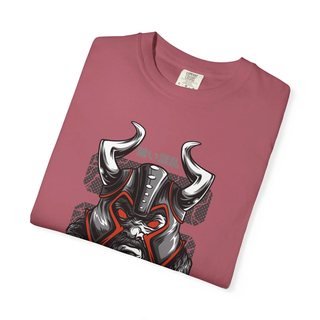 Strong Knight Design with Bold Graphics T-Shirt - Sinful Threads
