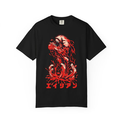 Chestbuster Tee - Japanese Alien Horror Vintage Sci-Fi Shirt