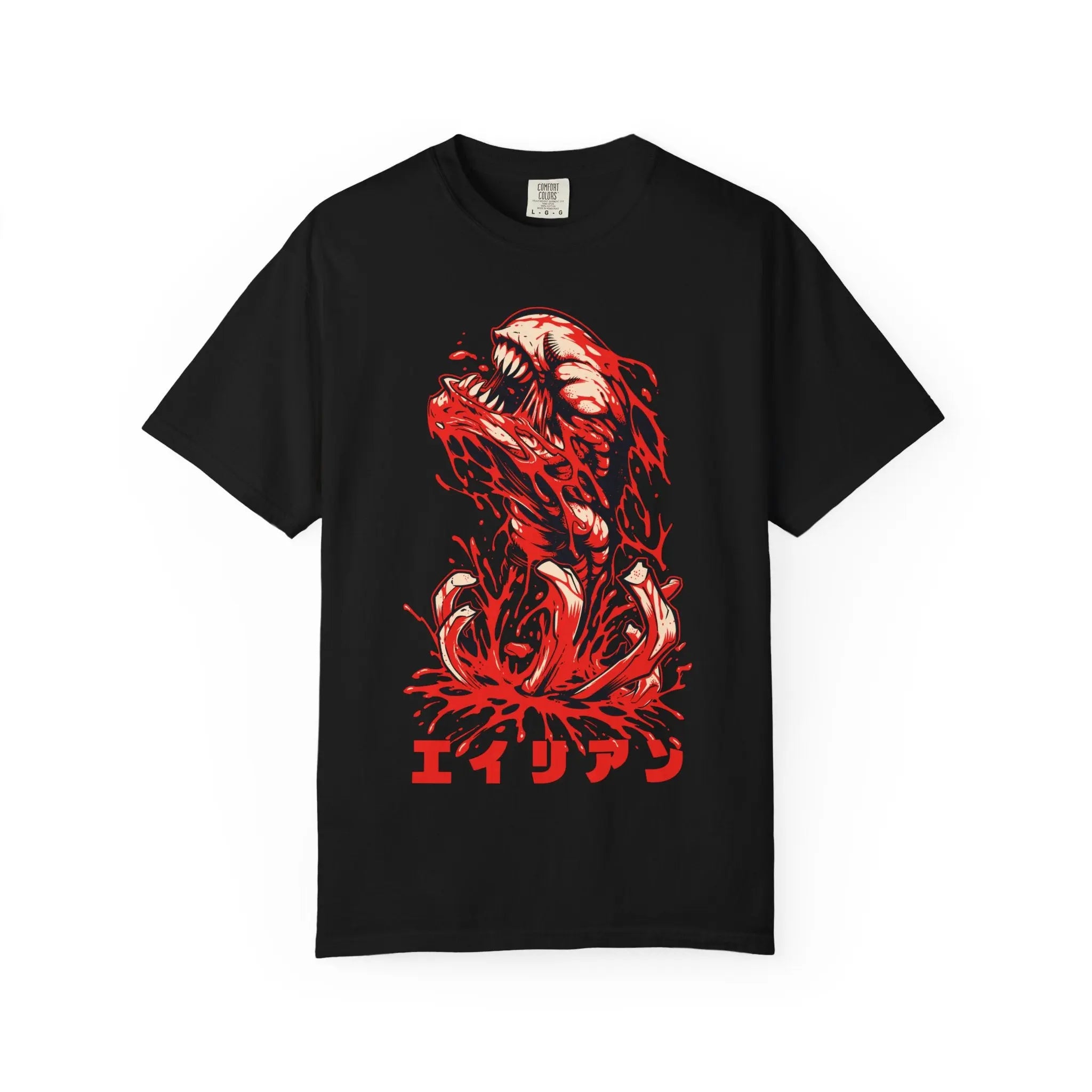 Chestbuster Tee - Japanese Alien Horror Vintage Sci-Fi Shirt - Sinful Threads