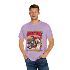 Cat Motorcycle Tee - Anime Adventure Top - Perfect Gift