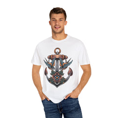 Nautical Anchor Shirt - Tattoo Style Tee, Maritime Gift