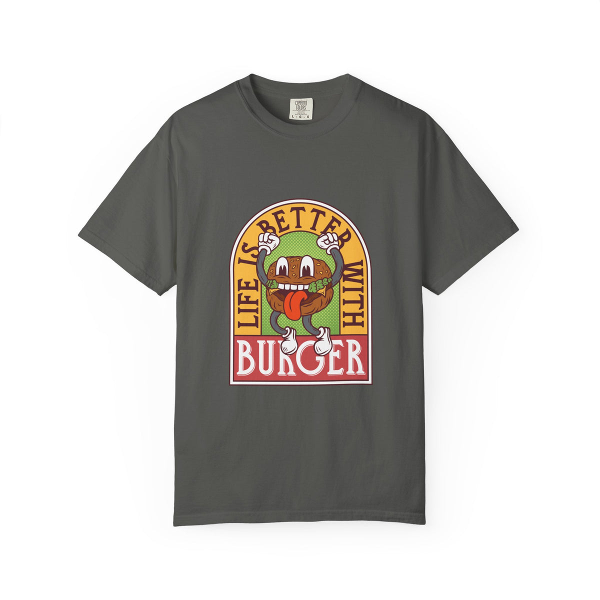 Cute Burger Shirt - Life Is Better Tee - Funny Foodie Gift