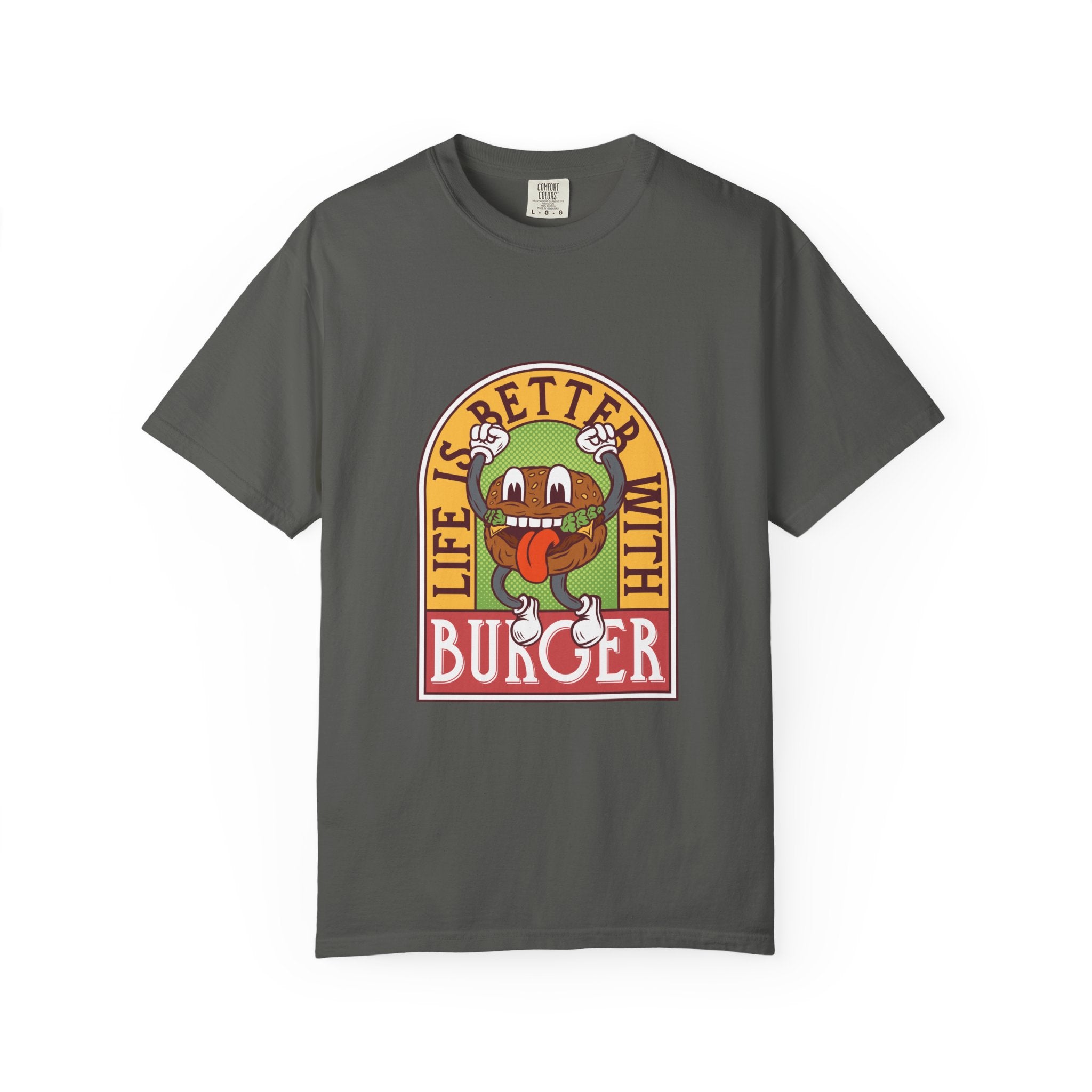 Cute Burger Shirt - Life Is Better Tee - Funny Foodie Gift - Sinful Threads