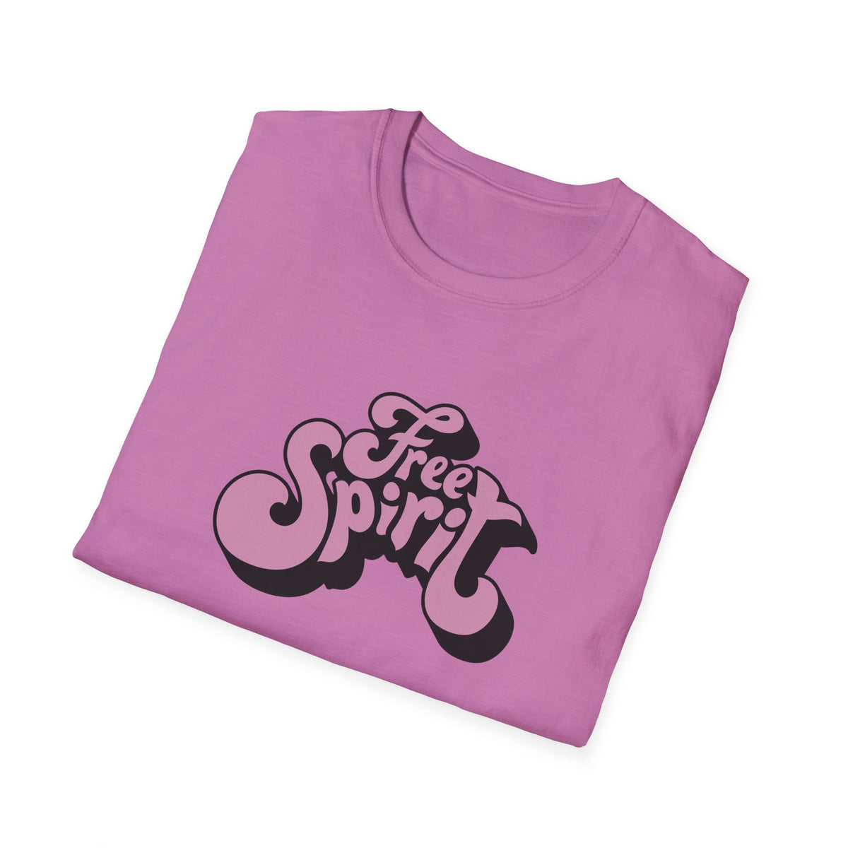 Free Spirit Groovy Graphic Tee - Retro Boho Lifestyle