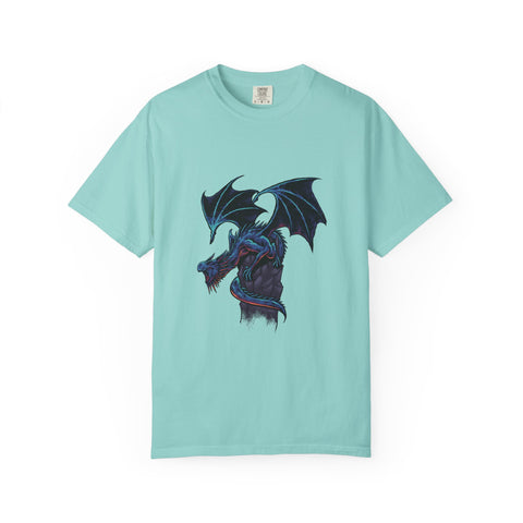Fierce Dragon Roaring Illustration Graphic Design T-Shirt
