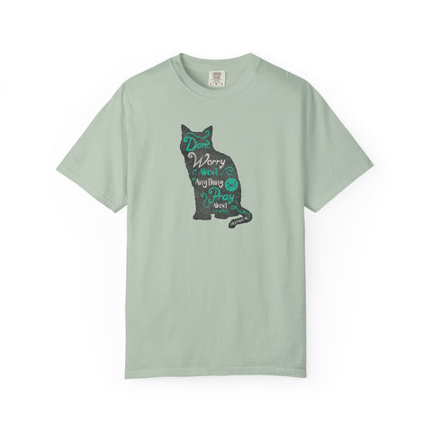 Don't Worry About Anything But Pray Christian Cat T-Shirt