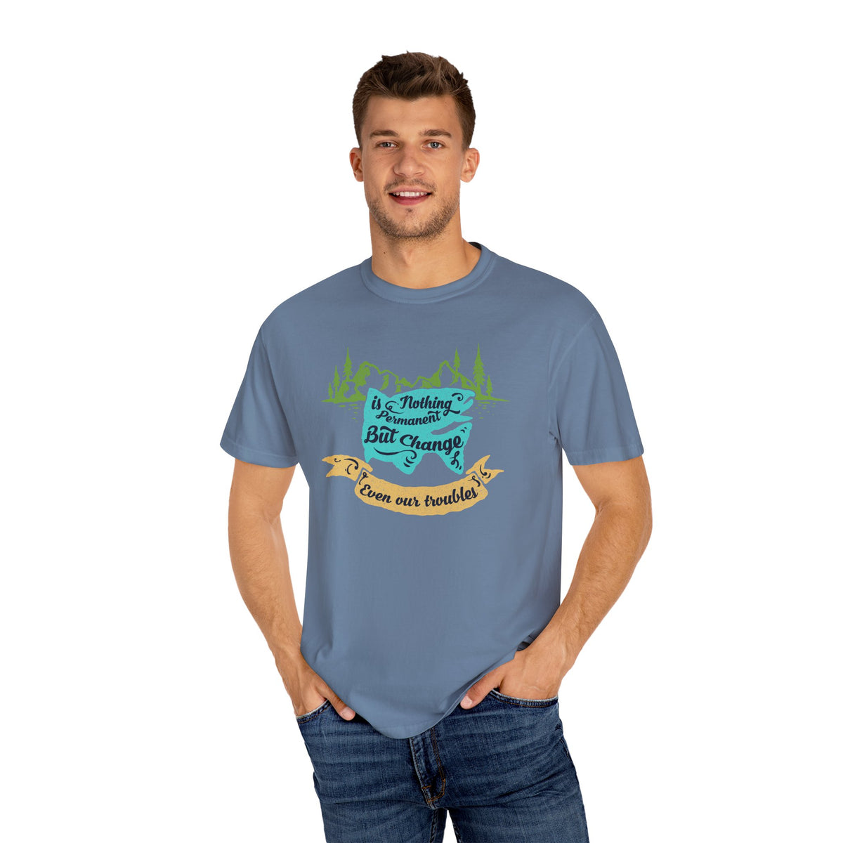 Nothing is Permanent But Change Graphic Design T-Shirt - Sinful Threads