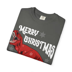 Christmas T Rex Tee - Funny Holiday Dinosaur Gift