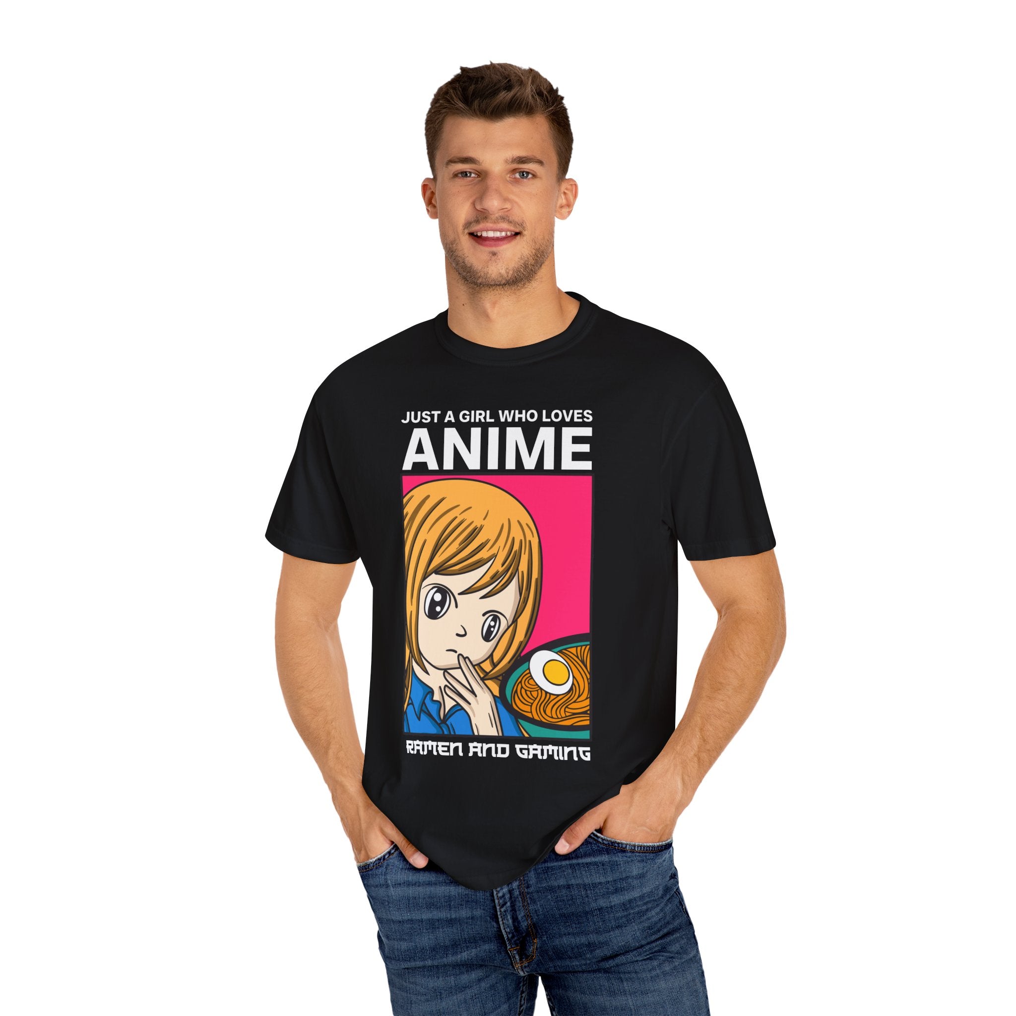 Girl Ramen Gaming Shirt – Cute Noodle Anime Gamer Tee - Sinful Threads