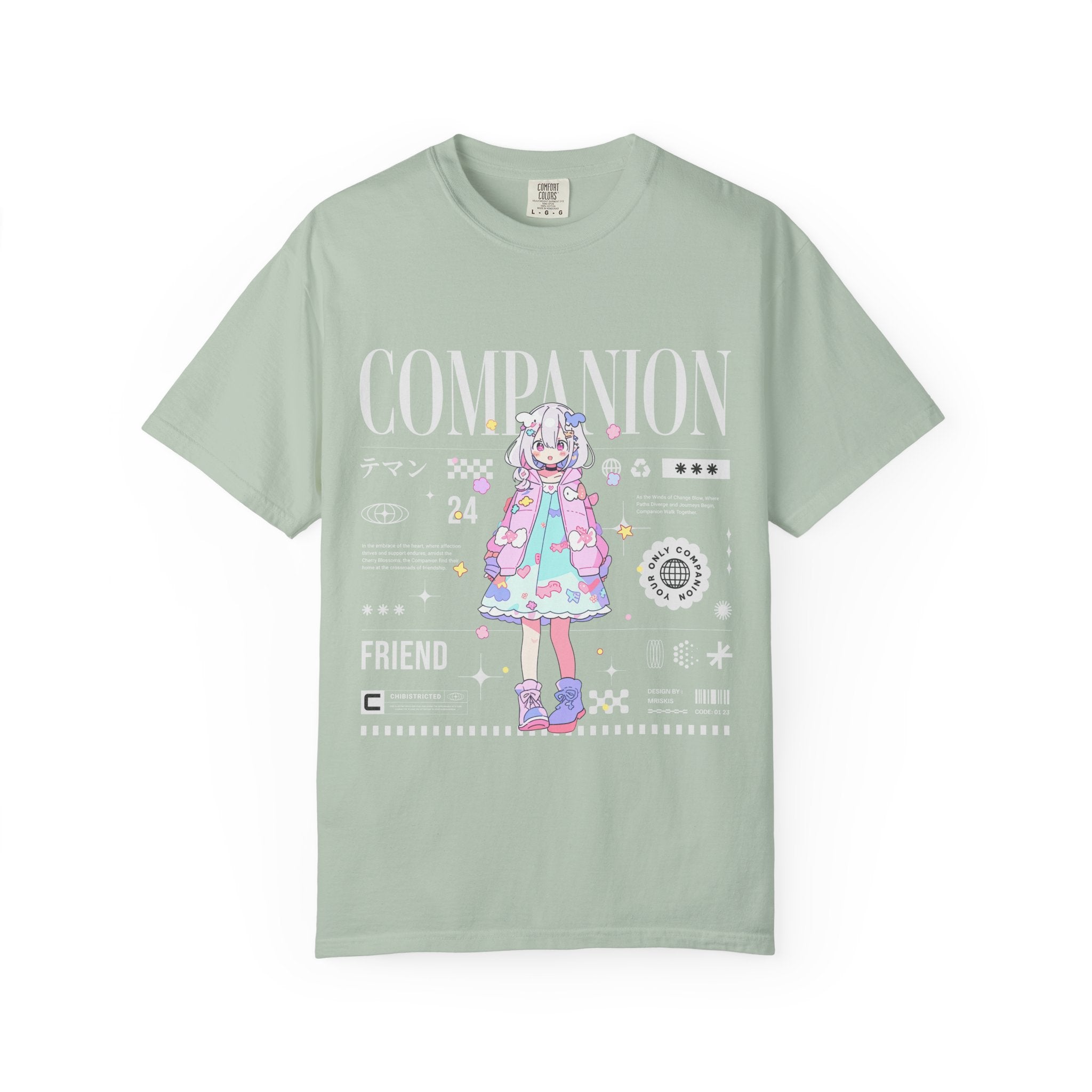 Kawaii Anime Tee - Pastel Girl Chibi Design - Cute Gift - Sinful Threads