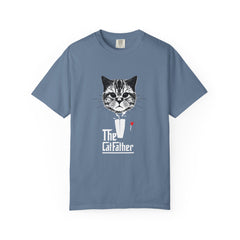 Cat Father Tee - Funny Kitten Shirt - Tuxedo Graphic Tee