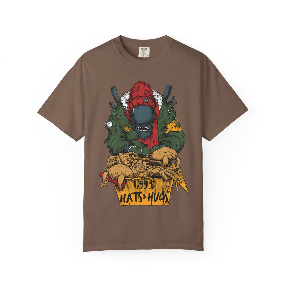 Alien Hugs Funny Shirt - Facehugger Sci-Fi Comedy Tee