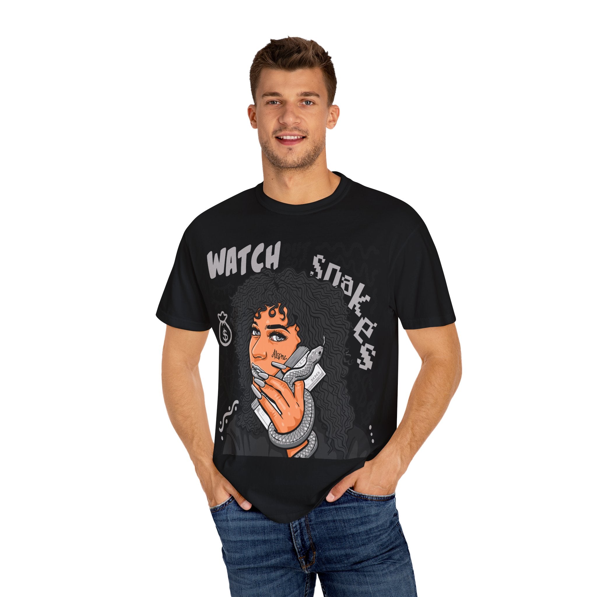 Watch Out Snakes Boss Woman Money Shirt - Sinful Threads