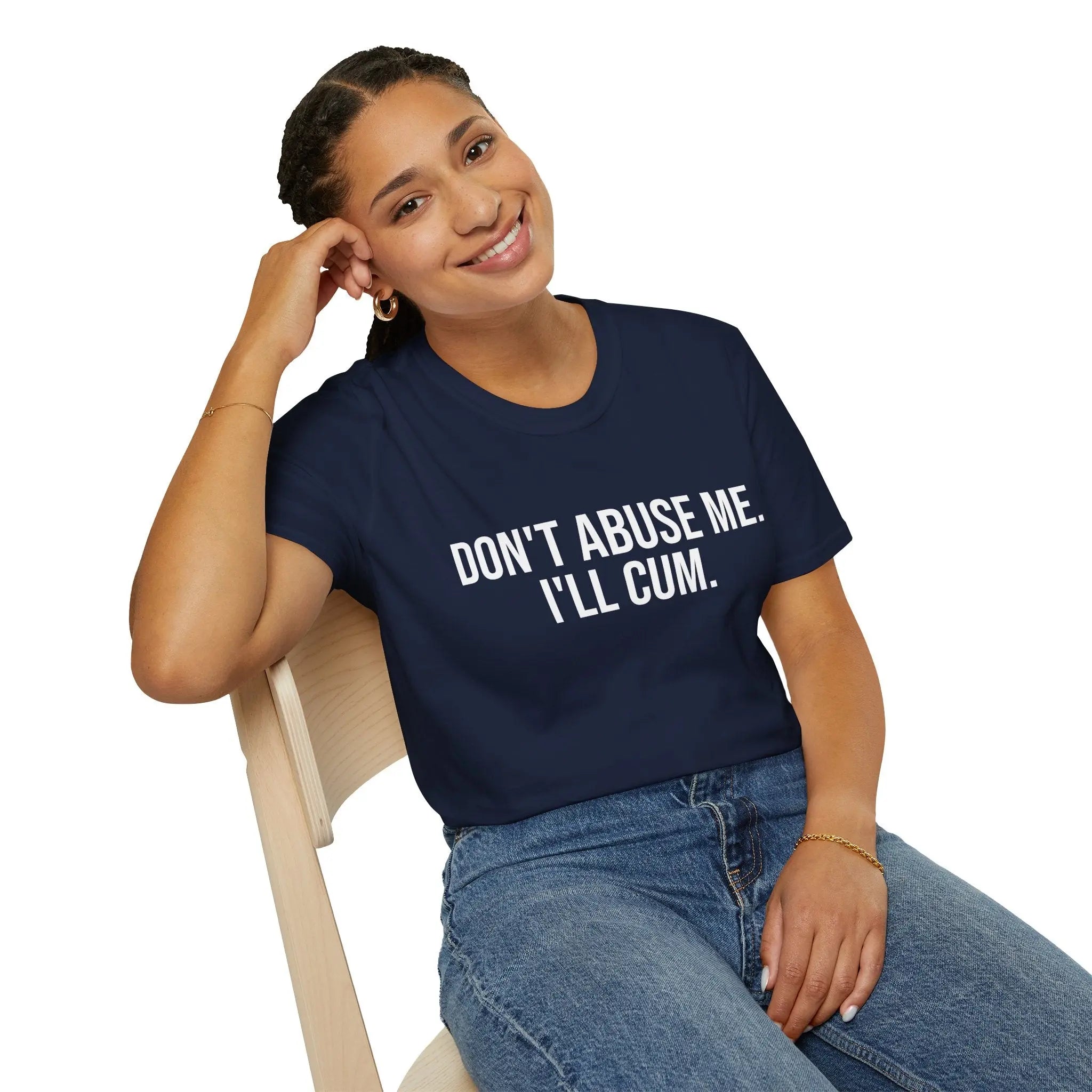 Dont Threaten Me Tshirt - Sarcastic Attitude Graphic Tee Printify