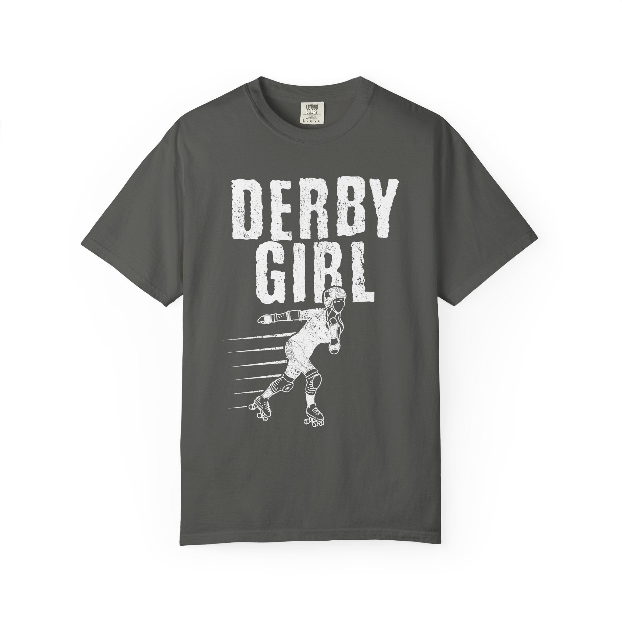 Derby Girl Skater Illustration Sports Design T-Shirt - Sinful Threads