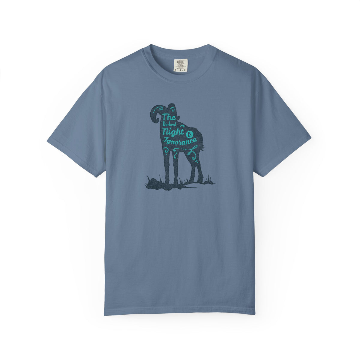 The Darkest Night Ignorance Illustration Unisex T-Shirt - Sinful Threads