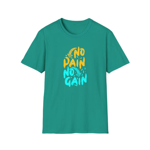 No Pain No Gain Motivational Graphic Tee - Inspire Success