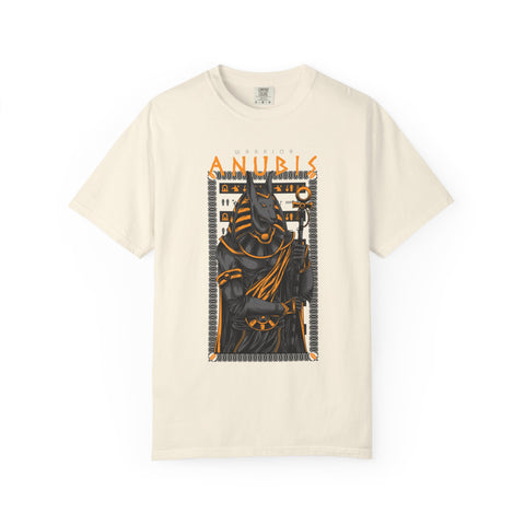 Egyptian Warrior Anubis Graphic Print T-Shirt