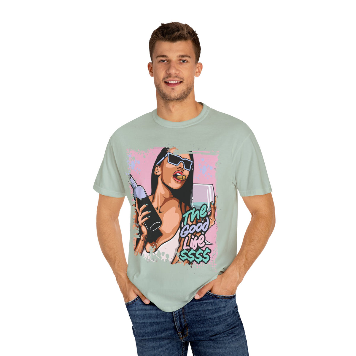 Wine Lover Shirt – Good Life Tee for Daily Comfort & Style - Sinful Threads