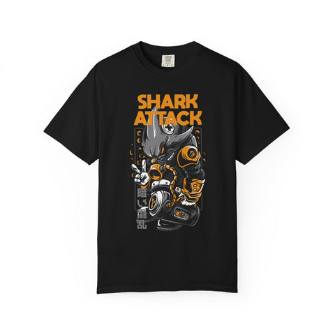 Shark Attack Bold Graphic Unisex T-Shirt