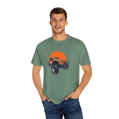 Adventurous Off Road Car Sunset Graphic Design T-Shirt - Sinful Threads