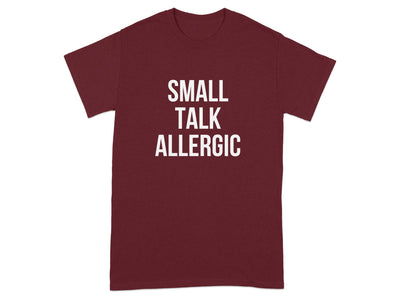 Small Talk Allergic Graphic T-shirt product type
