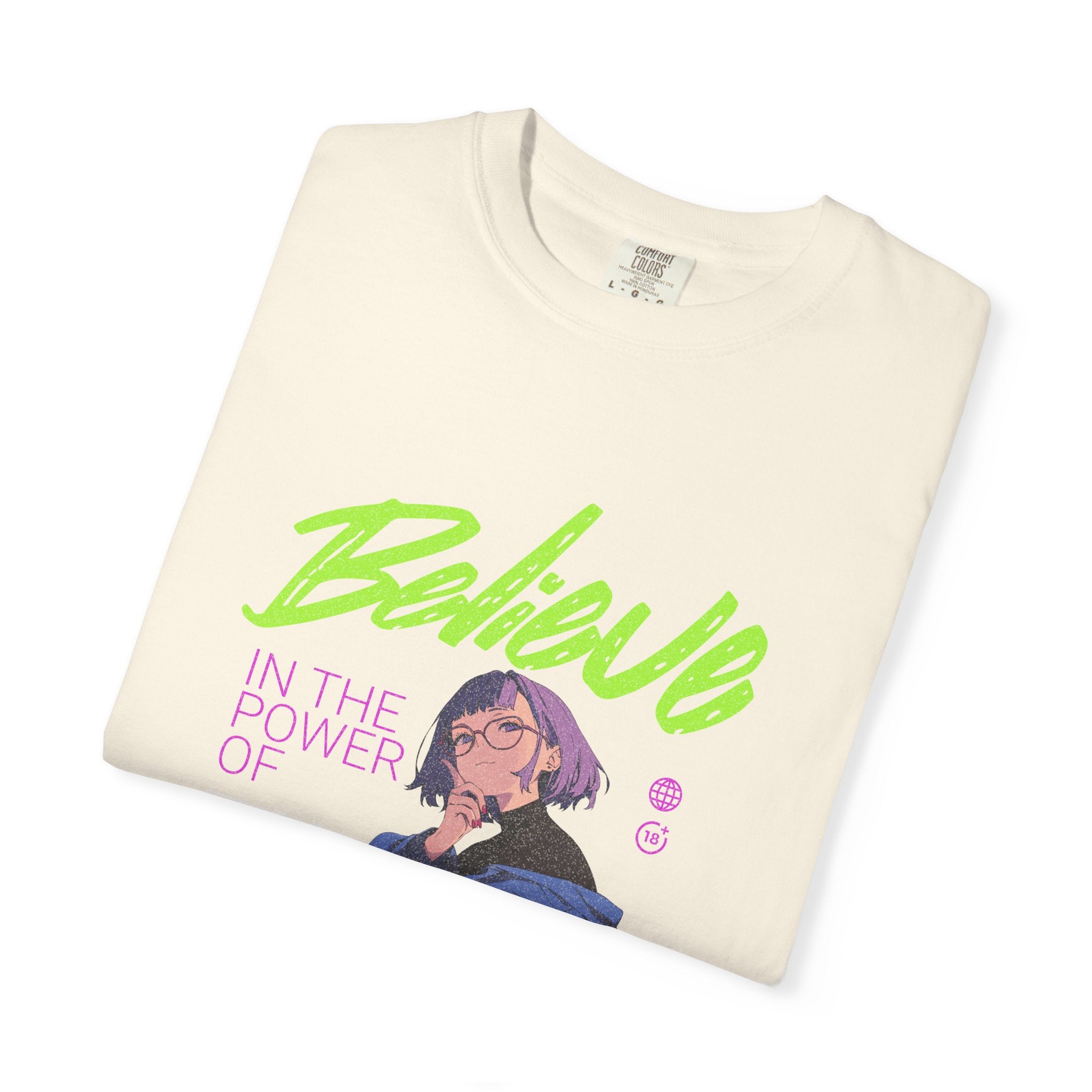 Kawaii Anime Tee - Believe Y2K Girl Design - Cute Gift - Sinful Threads