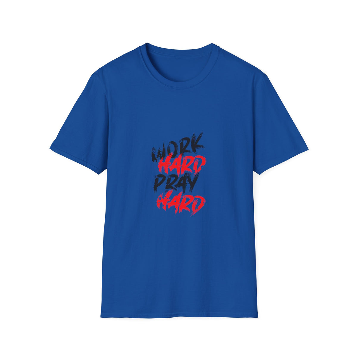 Work Hard Pray Hard Tshirt - Faith Based Success Shirt