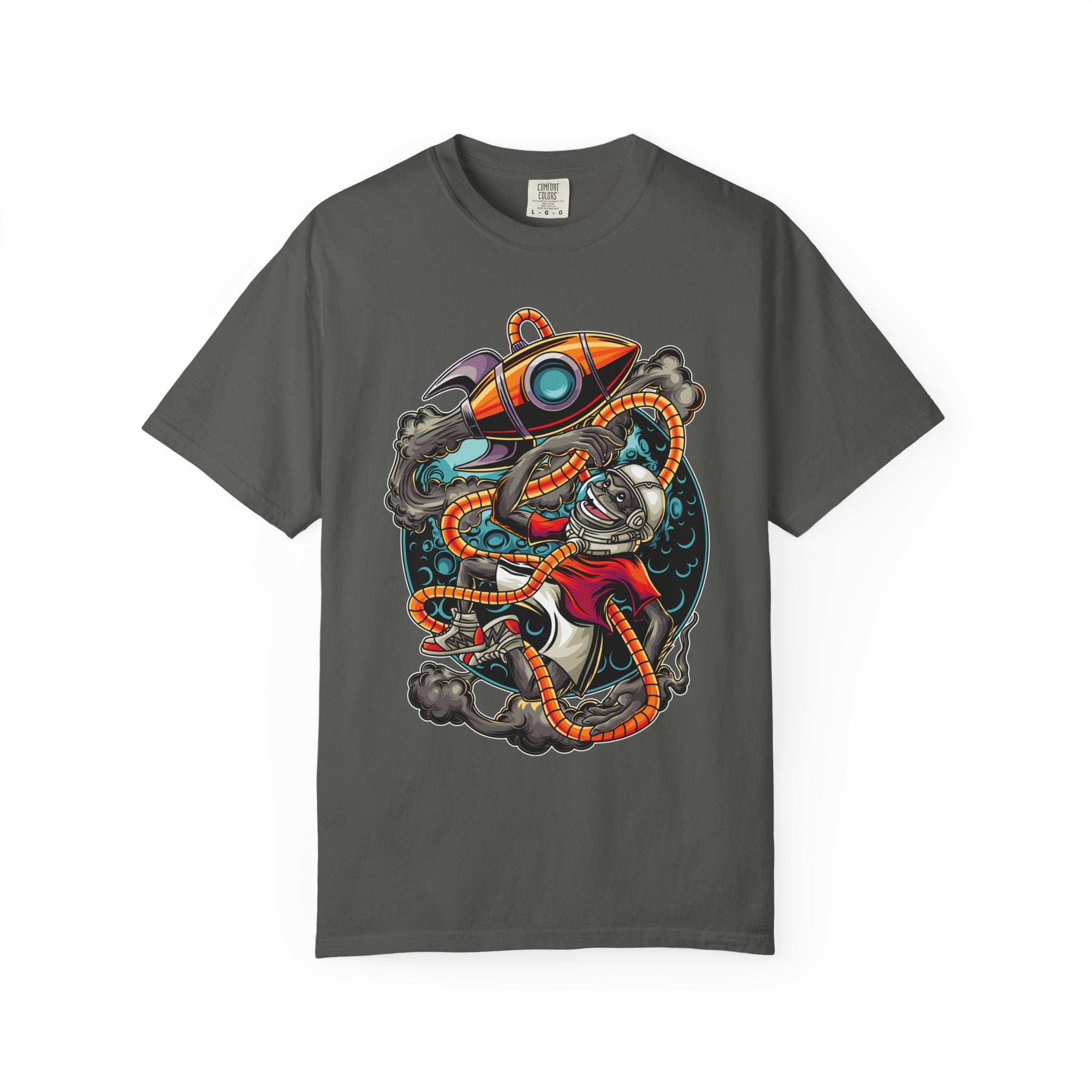 Space Monkey Shirt - Funny Astronaut Tee - Rocket Adventure Gift - Sinful Threads