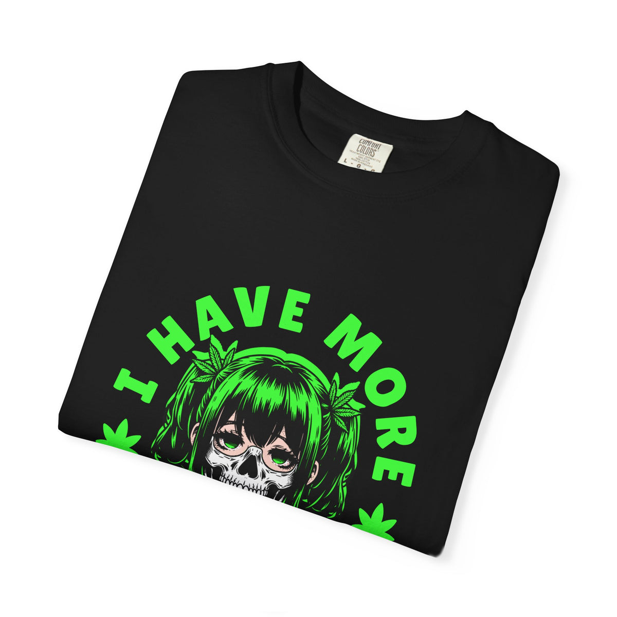 Anime Stoner Tee - 420 Cannabis Graphic - Funny Gift