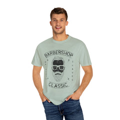 Barbershop Haircuts Shaves Classic Design Trendy T-Shirt - Sinful Threads