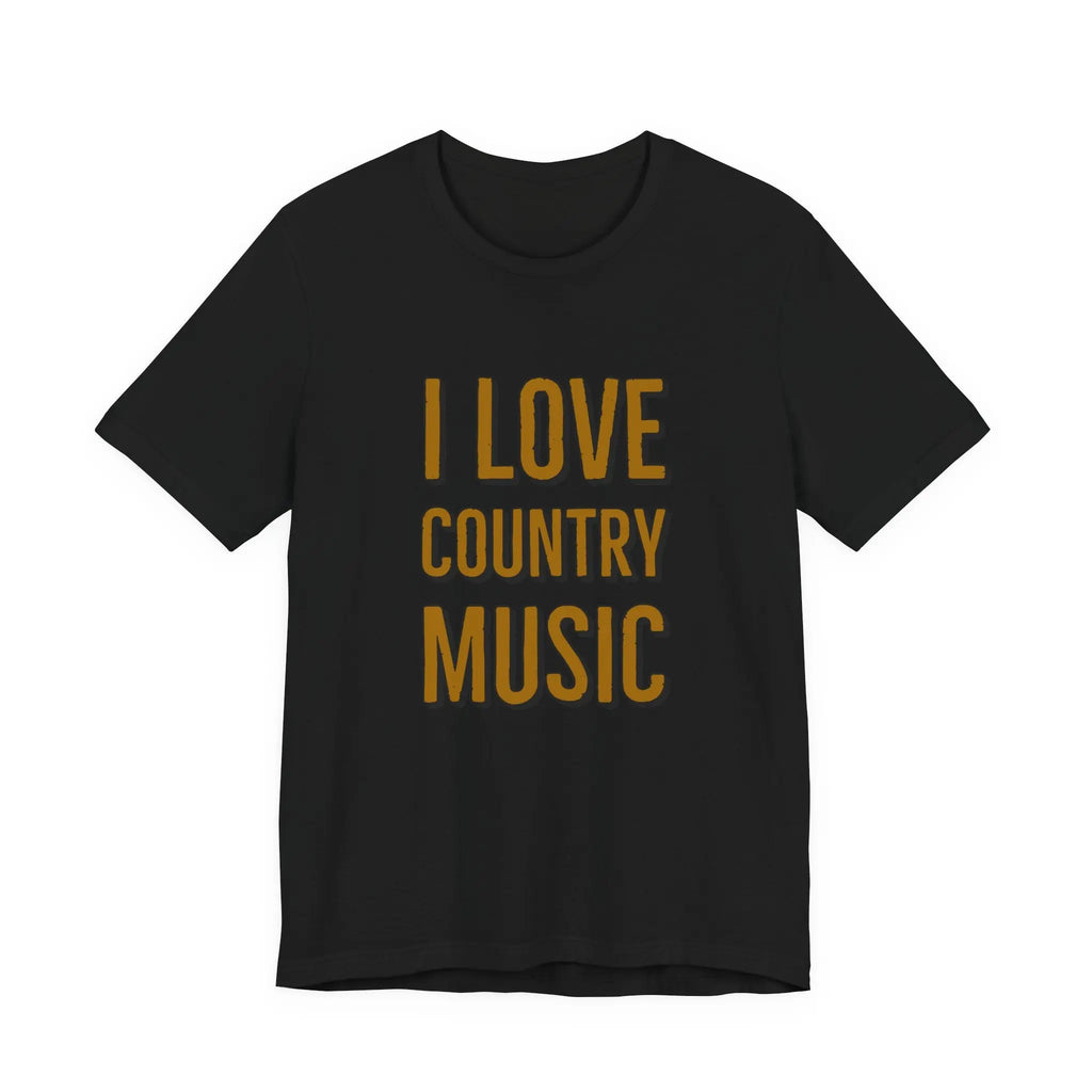 I Love Country Music Graphic Tee - Country Fan Festival Shirt Printify