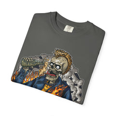 Punk Skull Shirt – Mohawk Skeleton Graphic Tee, Edgy Punk Rocker
