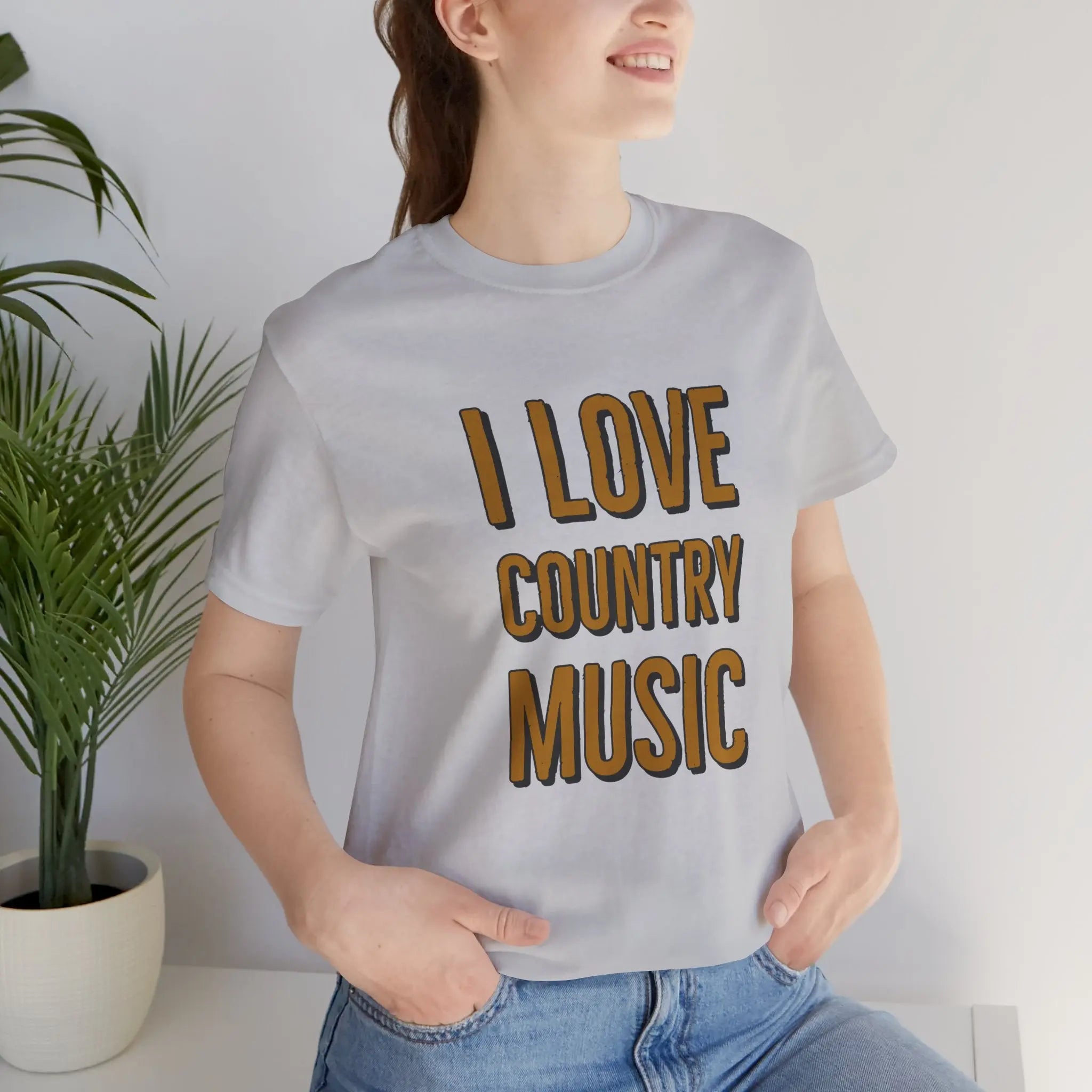 I Love Country Music Graphic Tee - Country Fan Festival Shirt Printify