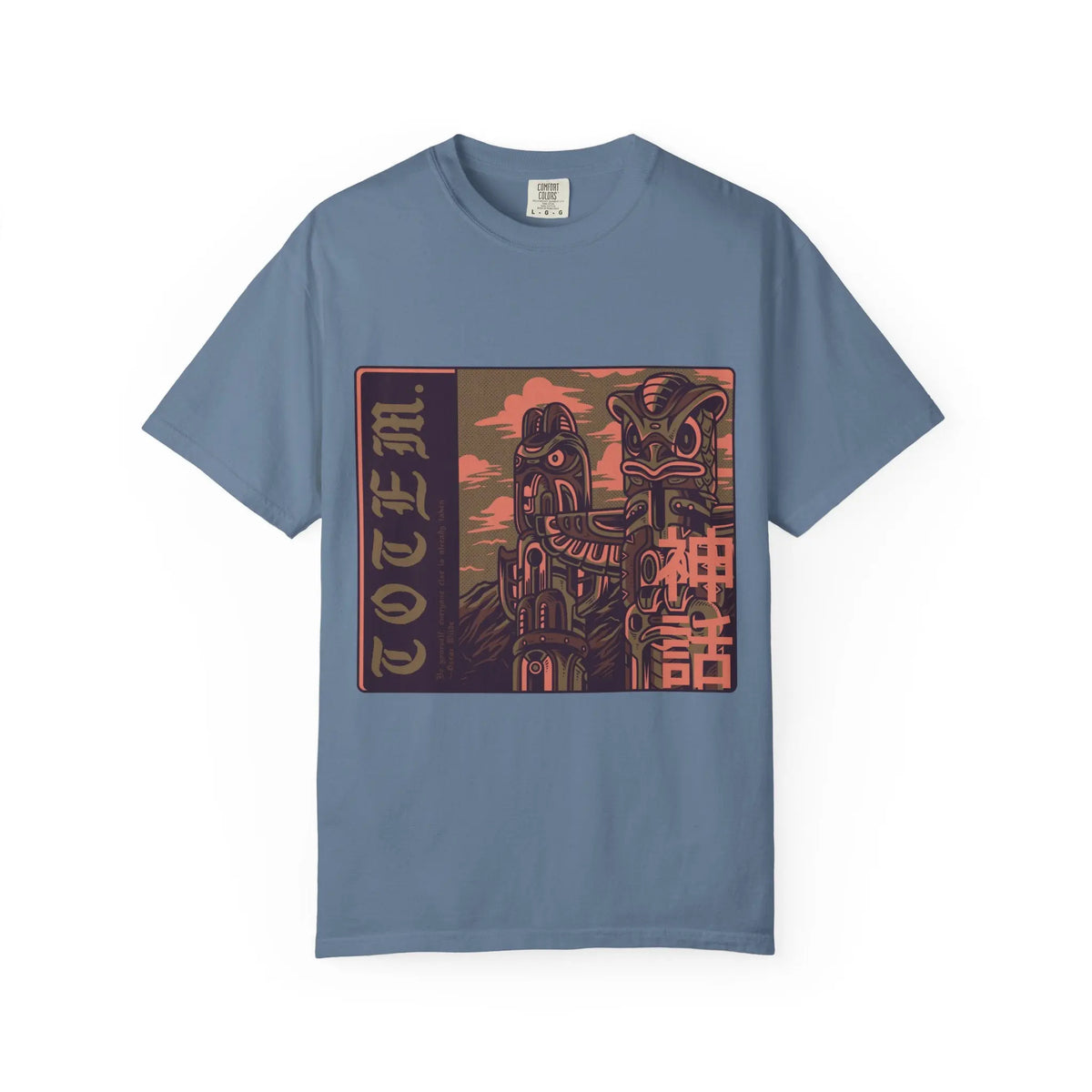 Totem Be Yourself Oscar Wilde Quote Design T-Shirt - Sinful Threads