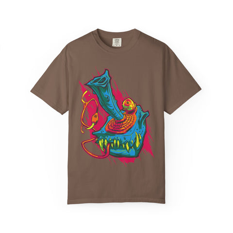Surreal Gaming Tee - Monster Joystick Shirt for Arcade Fans