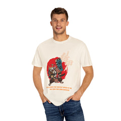Pug Dog Graphic Tee Japanese Samurai Art Gift