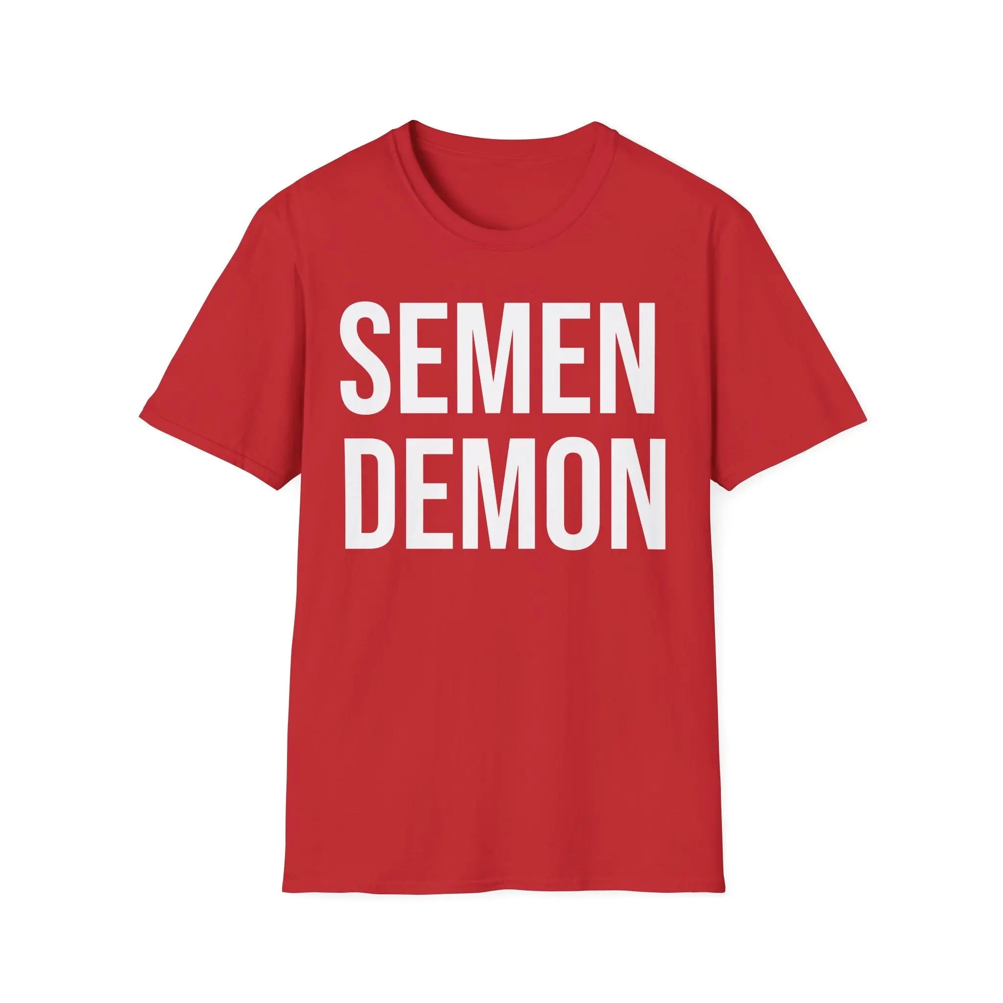 Semen Demon Tee - Adult Humor Graphic Tee Printify