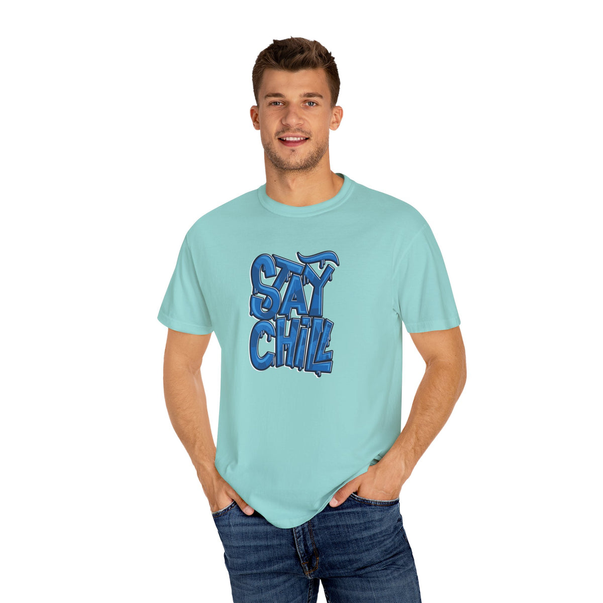 Chill Graphic Tee - Stay Cool Shirt - Relaxed Vibe Gift