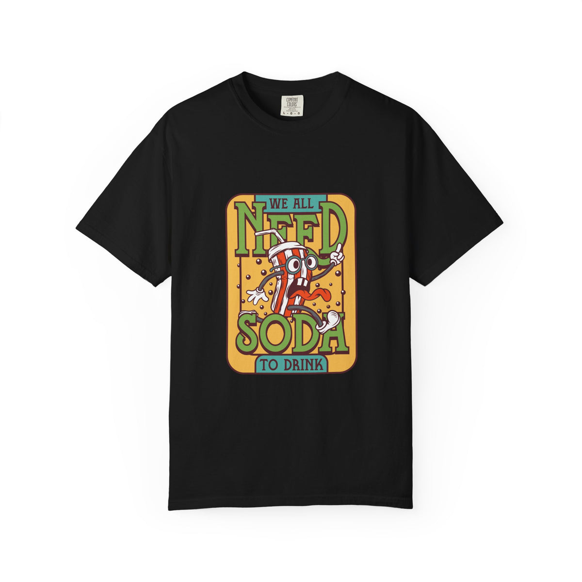 Funny Soda Shirt - Cartoon Soda Tee - Funny Beverage Top