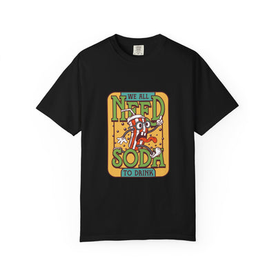 Funny Soda Shirt - Cartoon Soda Tee - Funny Beverage Top - Sinful Threads