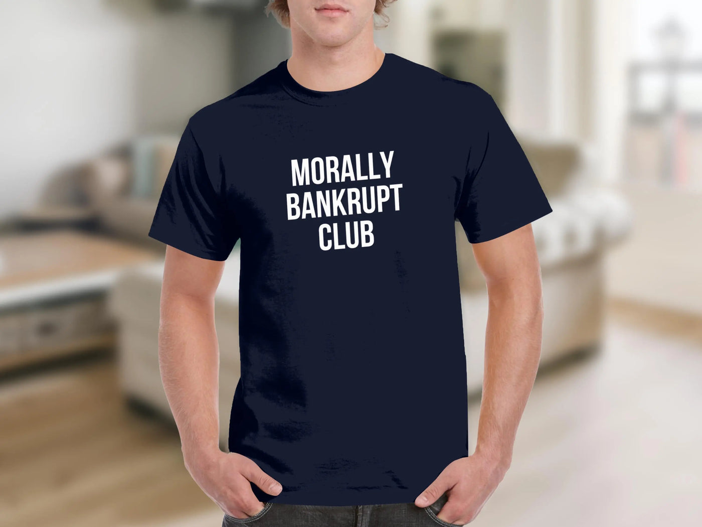 Morally Bankrupt Club Statement T-Shirt product type