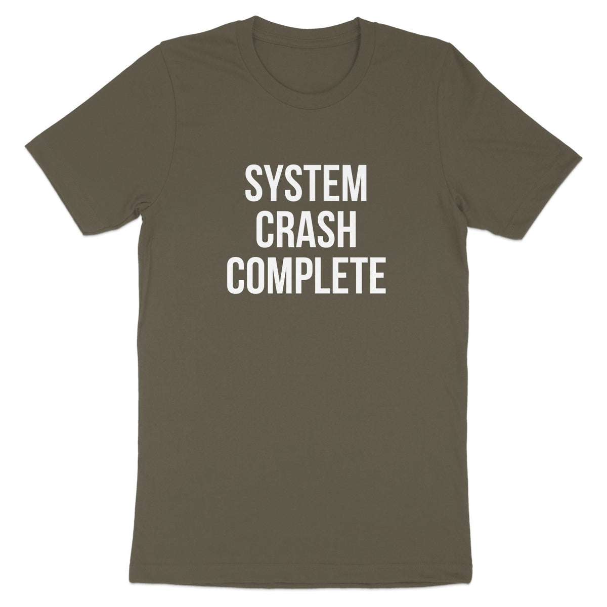 System Crash Complete Printed T-shirt product type