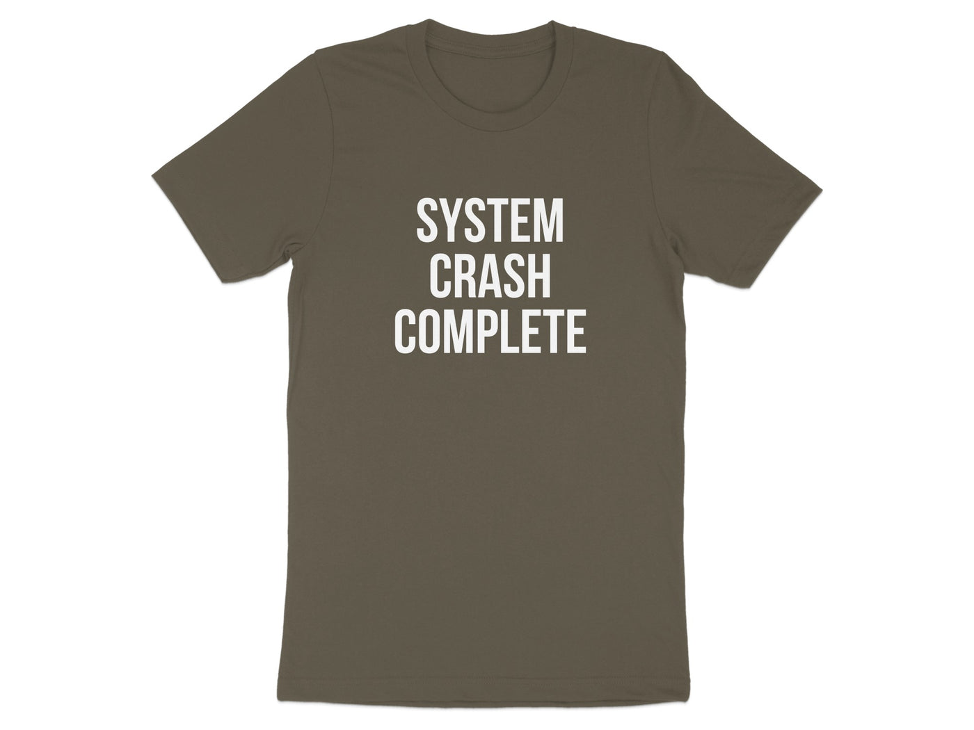 System Crash Complete Printed T-shirt product type