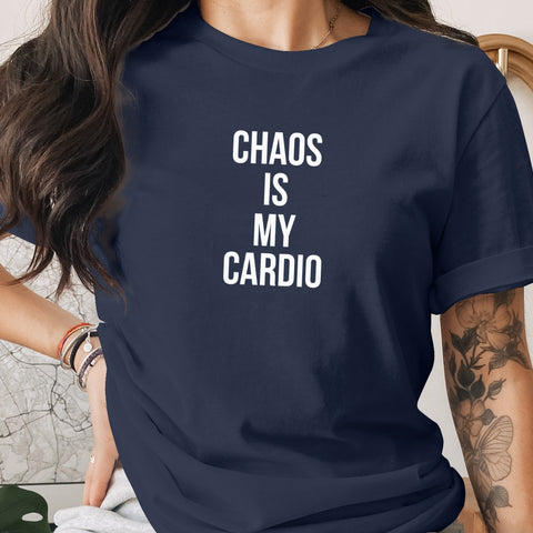 Chaos Is My Cardio Graphic Tee product