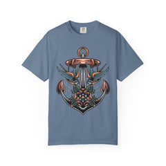 Nautical Anchor Shirt - Tattoo Style Tee, Maritime Gift
